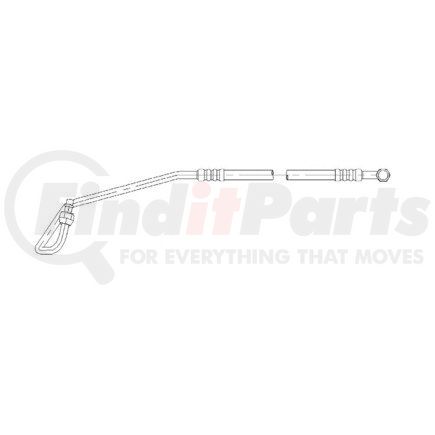 A22-45191-016 by FREIGHTLINER - A/C Hose - #8, 42/90 deg, 14 in., Assembly