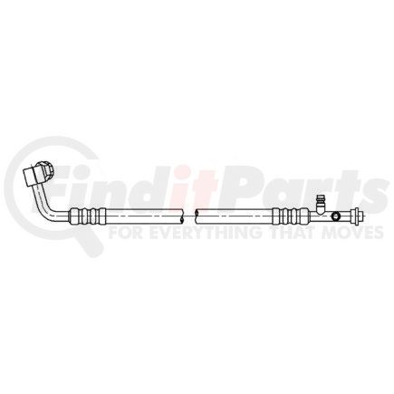 A22-45192-006 by FREIGHTLINER - A/C Hose Assembly - #10/12, 51.75, 255/Str