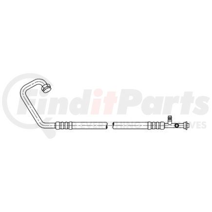 A22-45192-010 by FREIGHTLINER - A/C Hose - #10/12, 121 deg, 40 in., Assembly, Straight