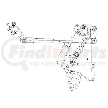 A22-42487-005 by FREIGHTLINER - Windshield Wiper Linkage - 2 Piece