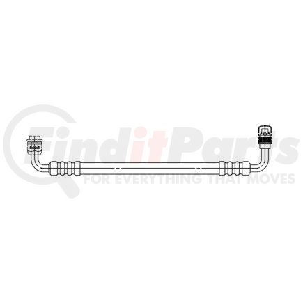 A22-45296-007 by FREIGHTLINER - A/C Hose Assembly