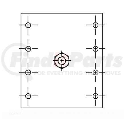 A22-45680-000 by FREIGHTLINER - Sleeper Bunk Restraint Plate