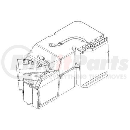 A22-46888-008 by FREIGHTLINER - AUX HVAC - BEHR. CDTC. W/F