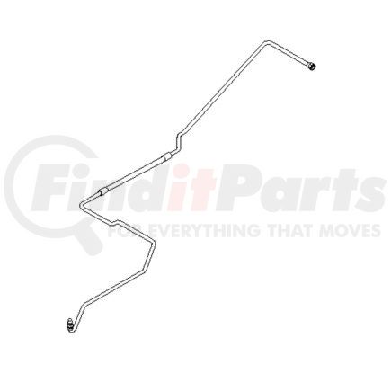 A22-47606-009 by FREIGHTLINER - HVAC Hardline - #6, Sleeper Cab, 84 Inch