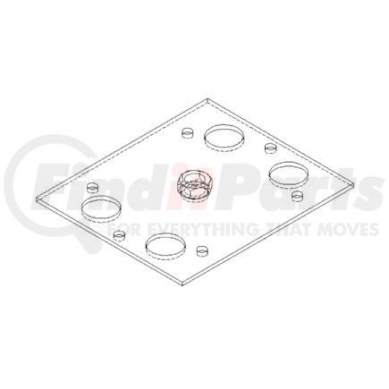 Freightliner A22-47659-000 Sleeper Bunk Restraint Plate Sleeper Bunk Restraint Plate