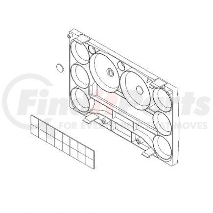 A22-47809-001 by FREIGHTLINER - Instrument Panel Bezel Assembly