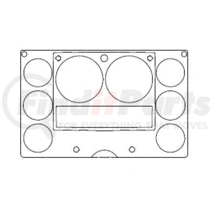 A22-47847-523 by FREIGHTLINER - GAUGE CLU