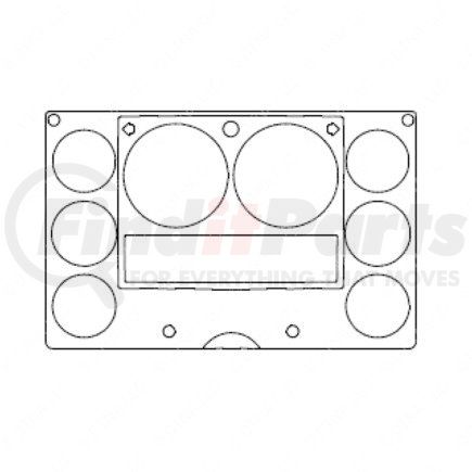 A22-47848-523 by FREIGHTLINER - Instrument Gauge Cluster Assembly