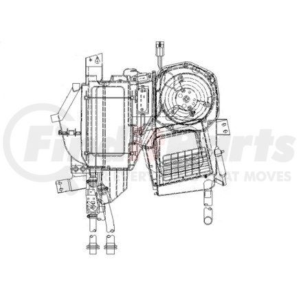 A22-49952-007 by FREIGHTLINER - HVAC Heater Assembly