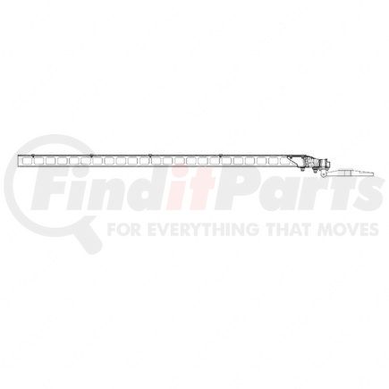 A22-51060-004 by FREIGHTLINER - Truck Fairing Mounting Bracket Assembly - 112, 58, Front, Lower, Left Hand