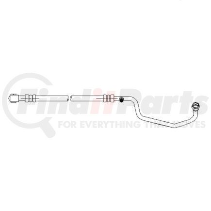 A22-51311-004 by FREIGHTLINER - A/C Hose Assembly