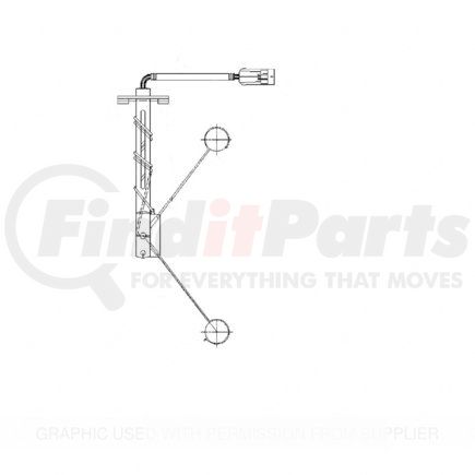 A22-53348-003 by FREIGHTLINER - Fuel Level Sending Unit - Gauge, Electric