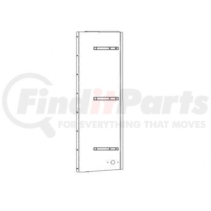 A22-53690-004 by FREIGHTLINER - Truck Cab Extender Fairing - Left Hand