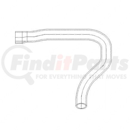 A 680 501 41 82 by FREIGHTLINER - Radiator Coolant Hose - Inlet, Radiator, EPDM