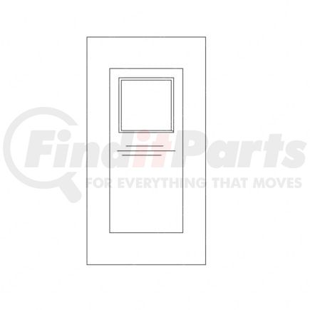 A 680 540 04 45 by FREIGHTLINER - Rocker Switch - Double Pole Double Throw, For Lights