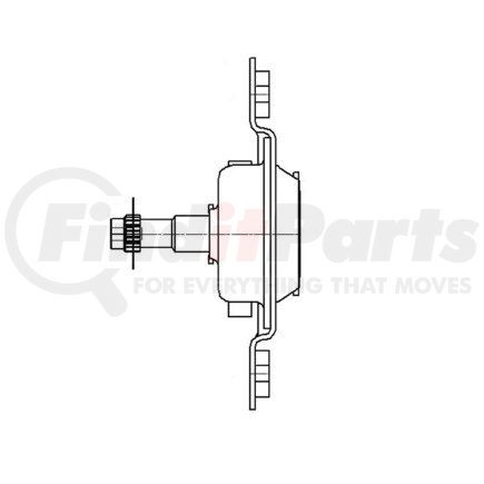 A 680 720 04 46 by FREIGHTLINER - Window Regulator