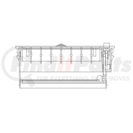 A 680 830 01 74 by FREIGHTLINER - Directional Outlet Duct Louver - Right Side, Black