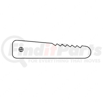 A 680 988 12 78 by FREIGHTLINER - Multi-Purpose Clip - Steel, 0.11 in. THK