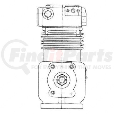 DDE R23534460 by FREIGHTLINER - Air Brake Compressor