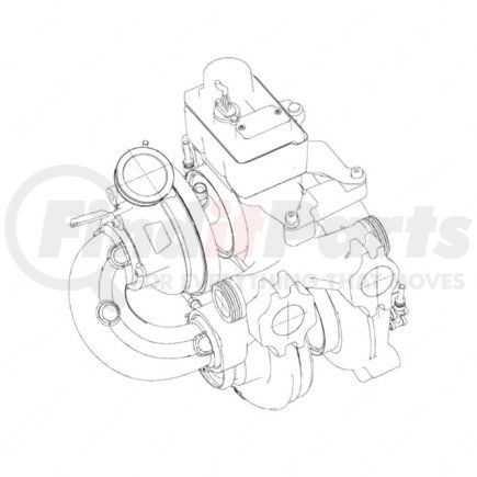 DDE RA9260900980 by FREIGHTLINER - Turbocharger