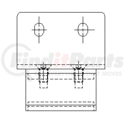 A 681 320 17 47 by FREIGHTLINER - Axle Hub Carrier Bumper Stop