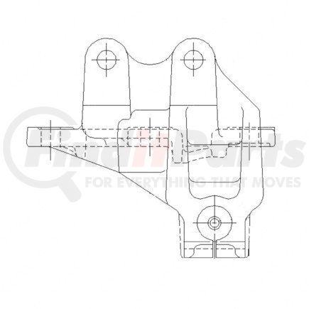 A 681 322 14 01 by FREIGHTLINER - Leaf Spring Hanger