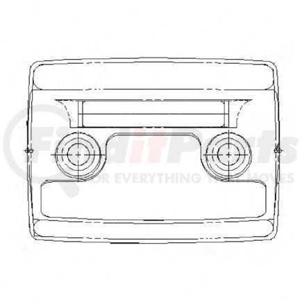 A 681 429 12 47 by FREIGHTLINER - Air Bag Control Module Bracket