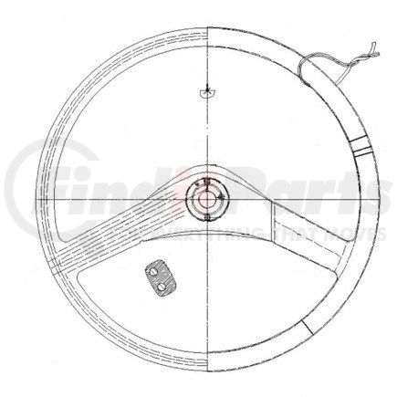 Freightliner A 681 464 00 01 Steering Wheel STEERING