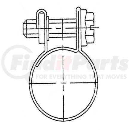 DDE 23526666 by FREIGHTLINER - HOSE CLAMP