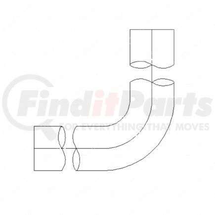 E04-13110-664 by FREIGHTLINER - PIPE-5OD, 90 DEG