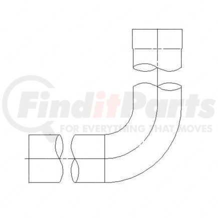 E04-13135-052 by FREIGHTLINER - Exhaust Pipe Assembly