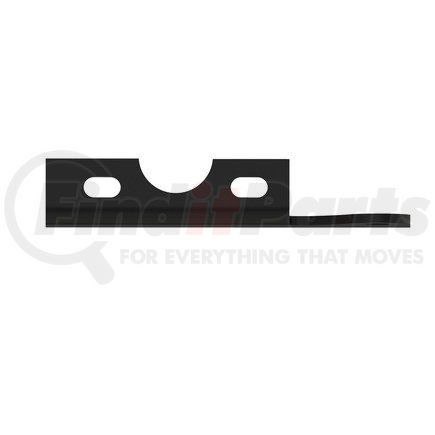 A 680 887 27 14 by FREIGHTLINER - Hood Hinge Bracket - Steel, Black, 0.25 in. THK