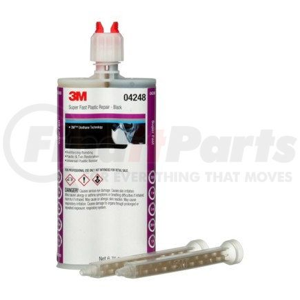 04248 by 3M - Super-Fast Repair Adhesive, Black, 200 mL Cartridge, 6 per case