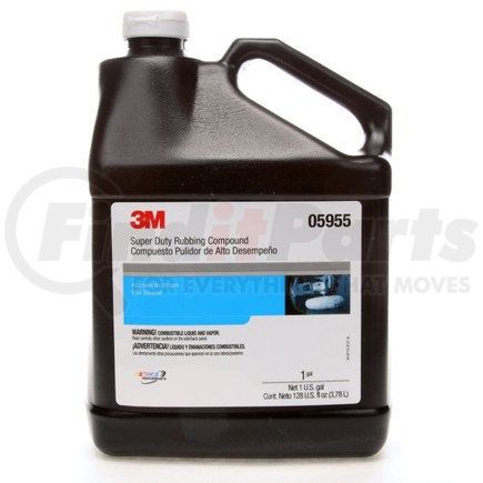 05955 by 3M - Super Duty Rubbing Compound, 1 gal (10.6 lb)