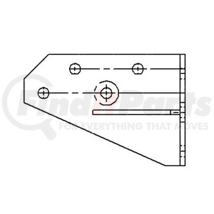 E16-11730-000 by FREIGHTLINER - Suspension Crossmember Bracket - Rear Suspension Cross Member