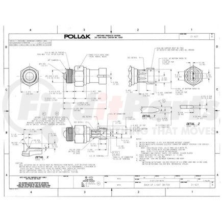 POL 21 627 by FREIGHTLINER - Multi-Purpose Switch