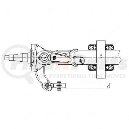 S10-13598-000 by FREIGHTLINER - STEERTEK AXLE ASSEMBLY