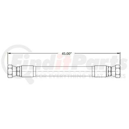 TBB 163552 by FREIGHTLINER - Hydraulic Cooling Fan Cooler Hydraulic Hose