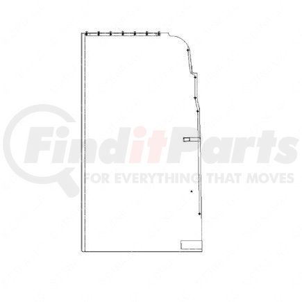 W18-00002-030 by FREIGHTLINER - CURTAIN-SLPR LH XT