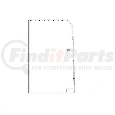 W18-00093-006 by FREIGHTLINER - Privacy Curtain