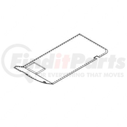 W18-00295-010 by FREIGHTLINER - Body Floor Covering - Carpolyethylene Terephthalate, FLD, Daycab, Left Hand