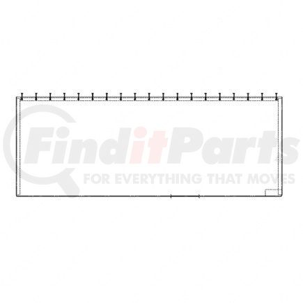 W22-00000-001 by FREIGHTLINER - Privacy Curtain - Cover Front