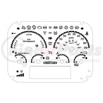 W22-00022-008 by FREIGHTLINER - PANEL INSTRUMENT CONTROL U