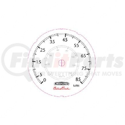 W22-00025-017 by FREIGHTLINER - Speedometer Gauge