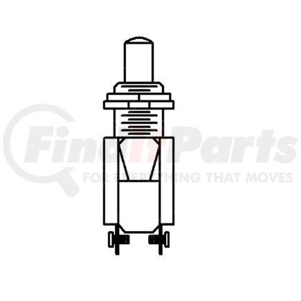 WWS 7831-3401 by FREIGHTLINER - Push / Pull Switch