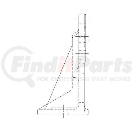 WWS 12001-3468 by FREIGHTLINER - SUPPORT ENG FRONT CU