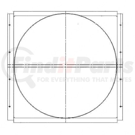 WWS 20101-3527 by FREIGHTLINER - Engine Cooling Fan Shroud