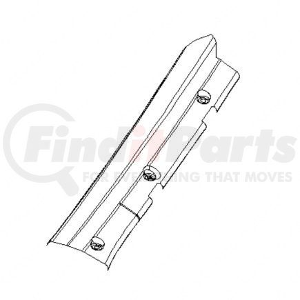 WWS 54012G7083S by FREIGHTLINER - TRIM A POST SOFT TOU