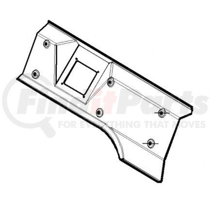 WWS 54012G7278H by FREIGHTLINER - CANTRAIL LH WO CURT WO LT