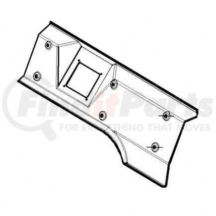 WWS 54012G7279H by FREIGHTLINER - CANTRAIL RH WO CURT WO LT